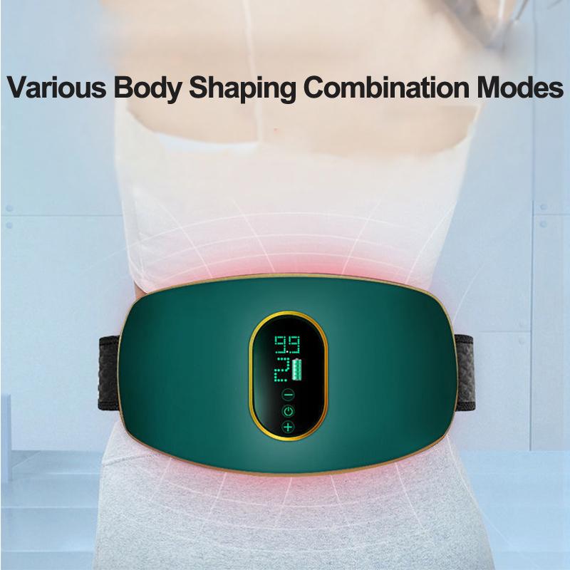 Rechargeable Body Slimming Machine Waist Belt Waist Fitness Massager Weight Loss And Body Shaping Instrument Constipation Relief