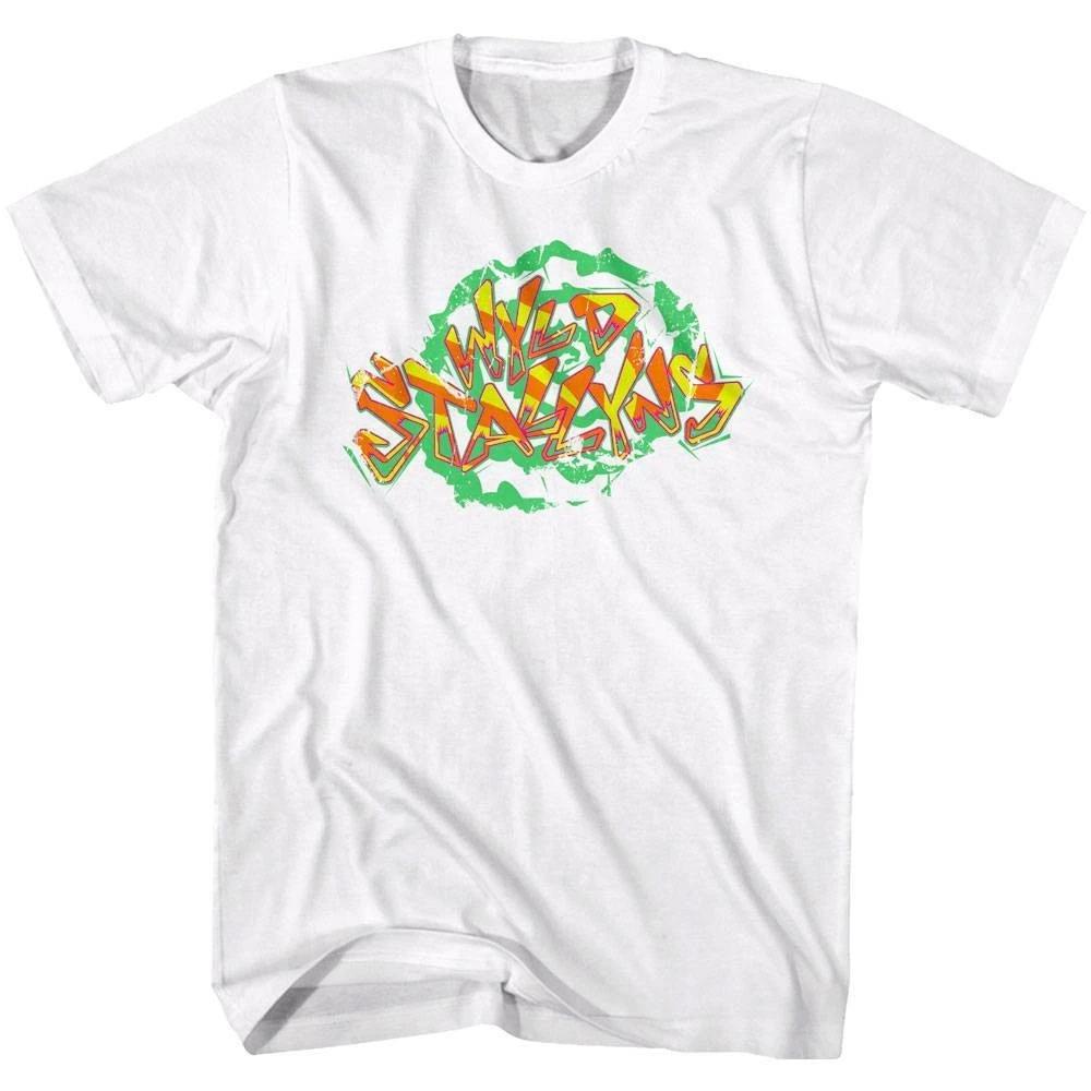 Bill & Ted s Wyld Stallyns White Men s T Shirt S
