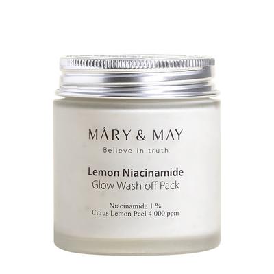 Marienmay Lemon Niacinamide Glow Wash-Off Pack 125g, 1 Pack, 1 Piece