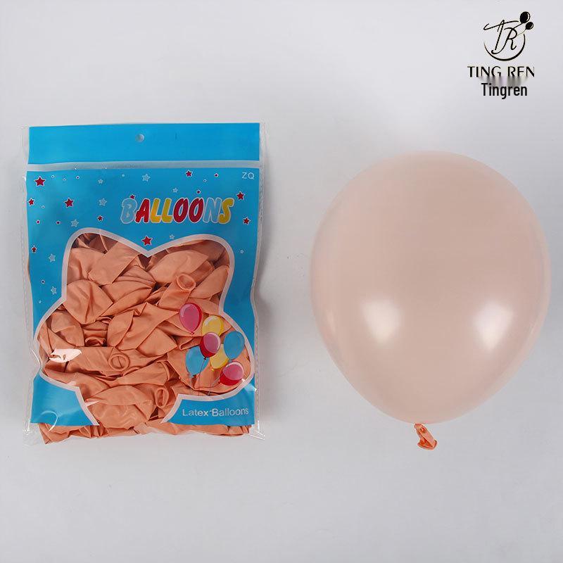 1.5g Thick Non-Toxic Colorful Macaron Balloons Pack for Children's First Birthday Decor