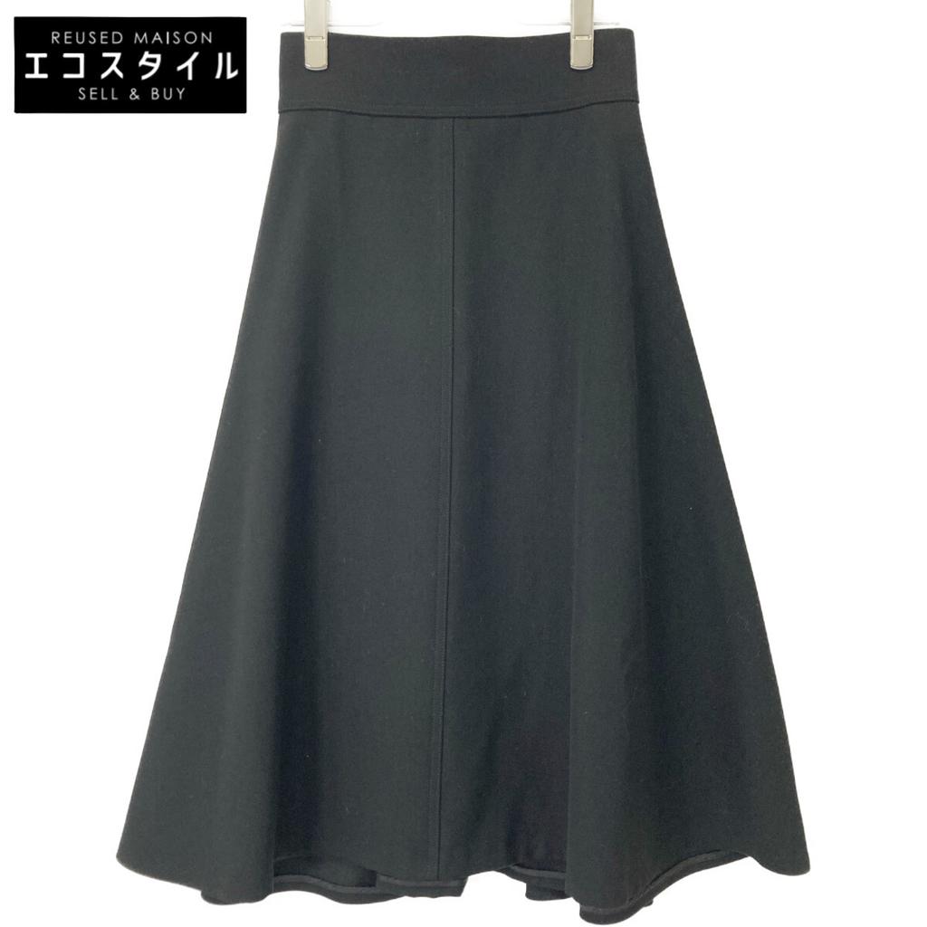 MADISON BLUE MB184-6007 Black back flare midi skirt skirt XS blackUsed