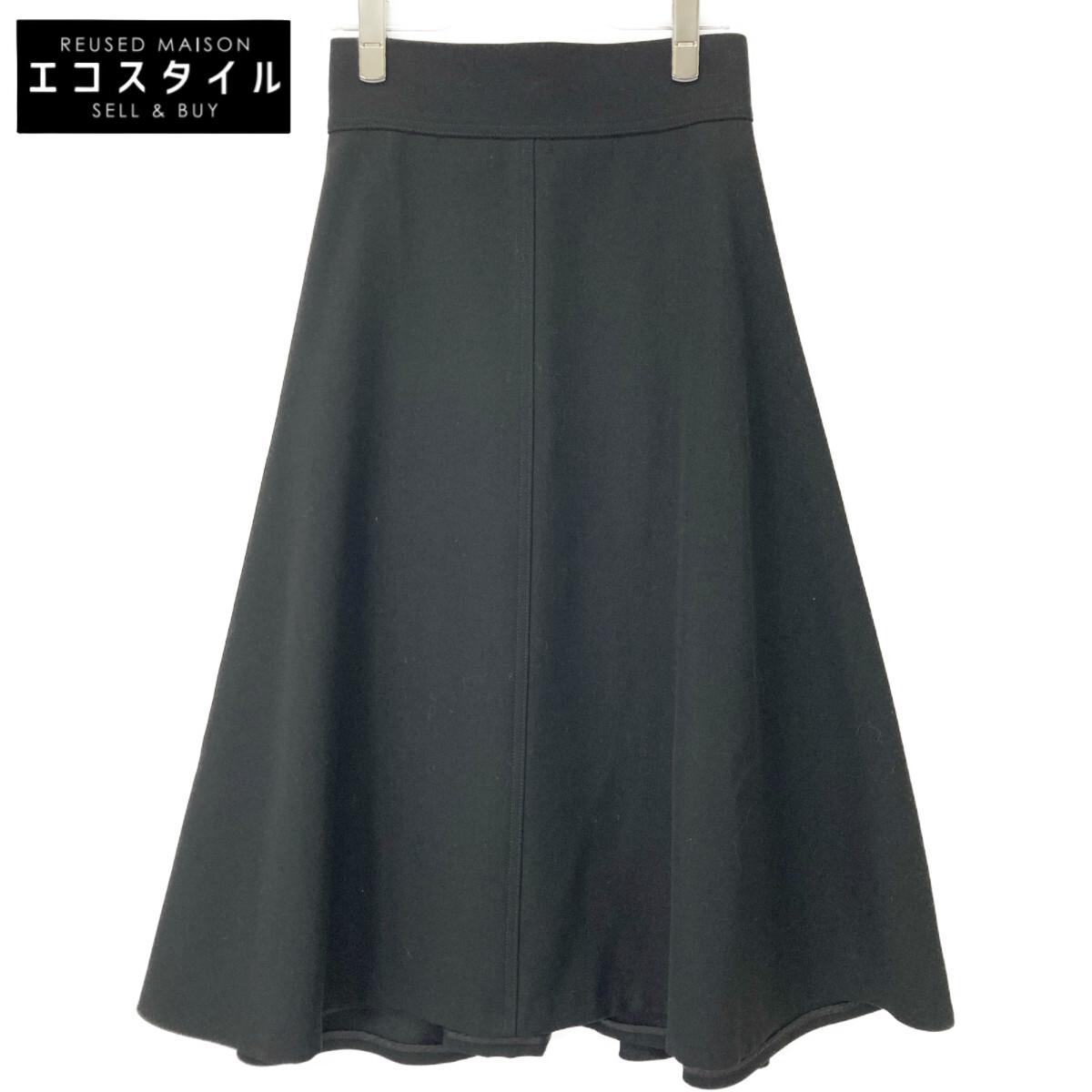 

MADISON BLUE MB184-6007 Black back flare midi skirt skirt XS blackUsed