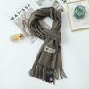 Women'S Thick Warm Solid Color Scarf Autumn And Winter New Style Cashmere Scarf Versatile Wool Scarf