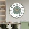 Fashionable 2D Flat Home Wall Clock, Simple, Individual and Creative Living Room Timepiece