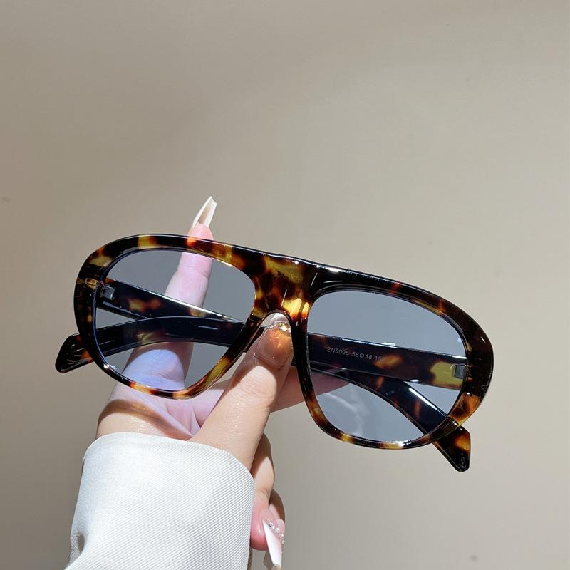 Sunglasses Large Frame Toad Glasses Trendy Fashion Simple Sunglasses Classic Pilot Glasses