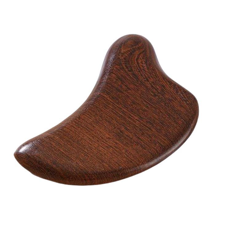 Non-Pear Wood Meridian Massage Brush: Full Body Meridian Dredging, Fat Burning, Abdomen Scraping with Pure Brass.