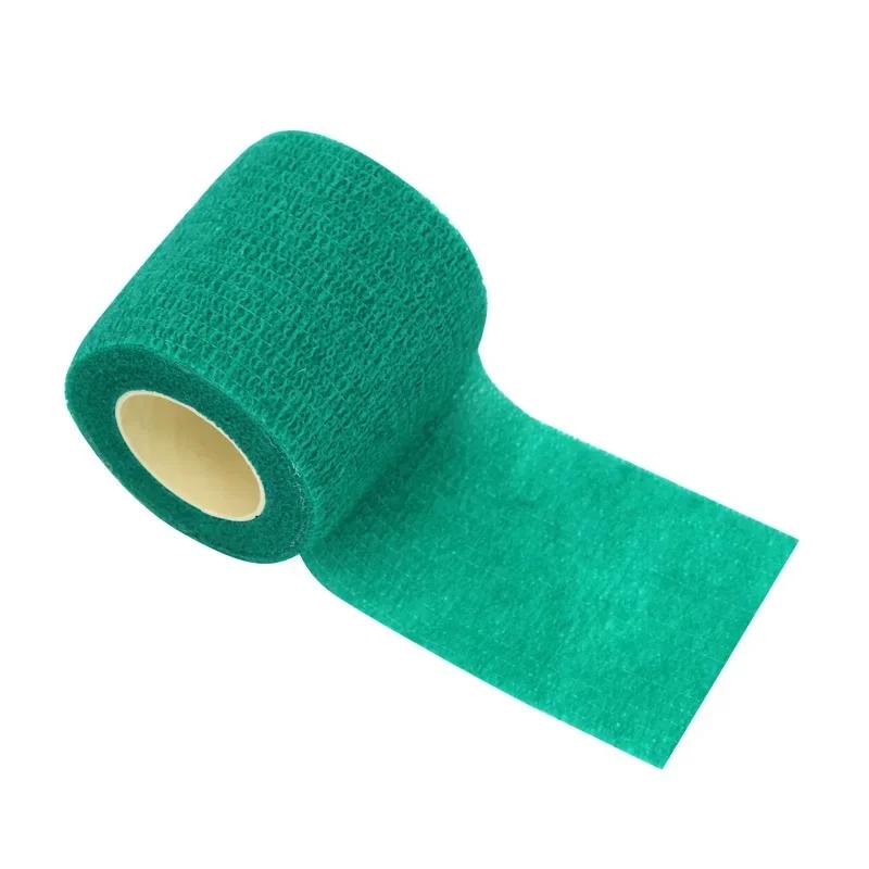 1Roll 2.5/5/10cm*4.5m Gauze Medical Bandage Self-adhesive Breathable Elastic Bandages for Sports Fixing Finger Wrist Leg