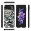 Graffiti pouzdro na telefon pro Samsung Z Flip 6 7 5G Z Flip 5 Galaxy Z Flip 3 4 5G ZFlip Nárazuvzdorný tvrdý kryt TPU PC Coque Capa Měkký