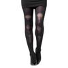 Fever Damen Strumpfhose im Used-Look, blickdicht