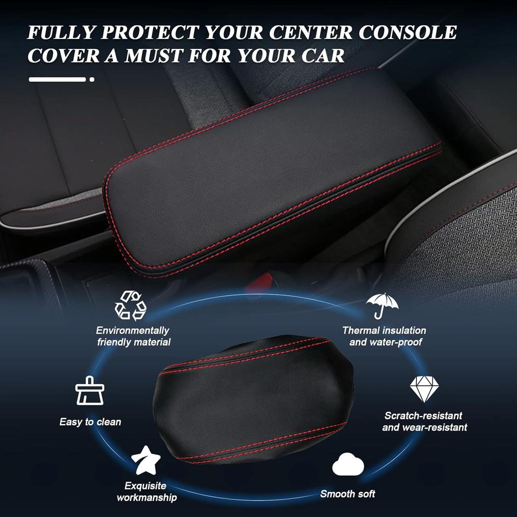 BIBIBO 2025 Chevy Trailblazer Center Console Cover for 2021-2023 2024 2025 Chevy Trailblazer Console Lid,Trailblazer Arm Rest Pad Cover,2025 Chevy