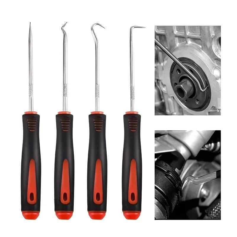 4 Pcs/11 Pcs Car Precision Pick Hook Set with Scraper  Automotive Electronics Tools High-Quality Material Non-Slip Design