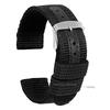 Curea de ceas din pânză de nailon, curea moale țesută, brățară universală din piele pentru bărbați, femei, curea pentru ceas sport 18mm 20mm 22mm 24mm