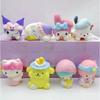Latest Product In Stock Kt Cat Dessert Party  Handmade Yuguigou Meileti Kulomi Friends Series 2 Desktop Ornaments Surprise