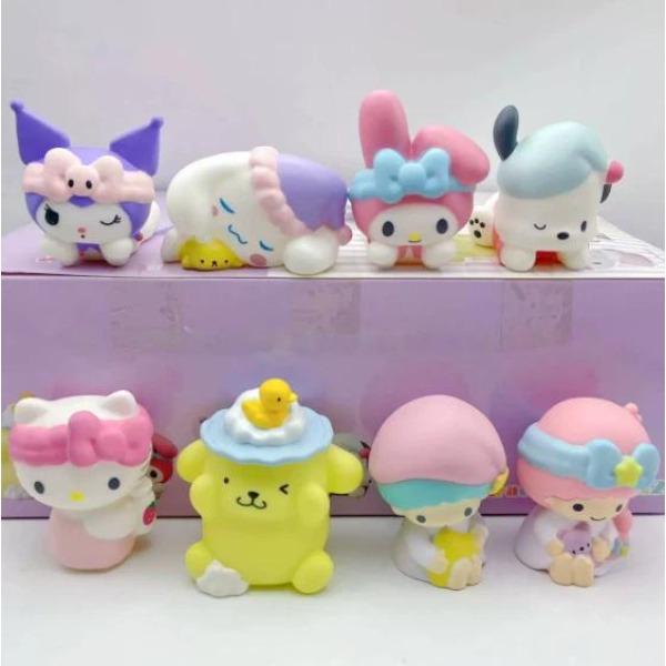Latest Product In Stock Kt Cat Dessert Party  Handmade Yuguigou Meileti Kulomi Friends Series 2 Desktop Ornaments Surprise