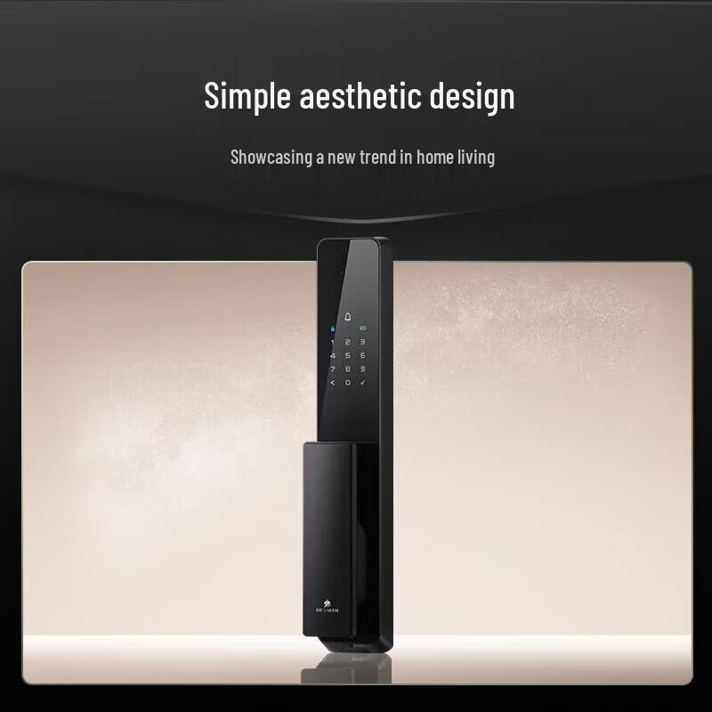DESMAN Q2F Pro Smart Door Lock with Facial Recognition and Visual Peephole