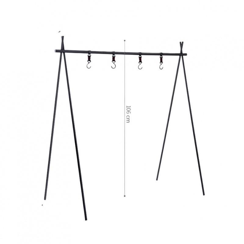 Tragbares mehrschichtiges Aluminium-Campingregal mit großer Kapazität und Stabilität