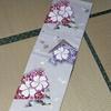 Used Double-sided Pure Silk Nishijin-ori Fukuro Obi Nishijin-ori