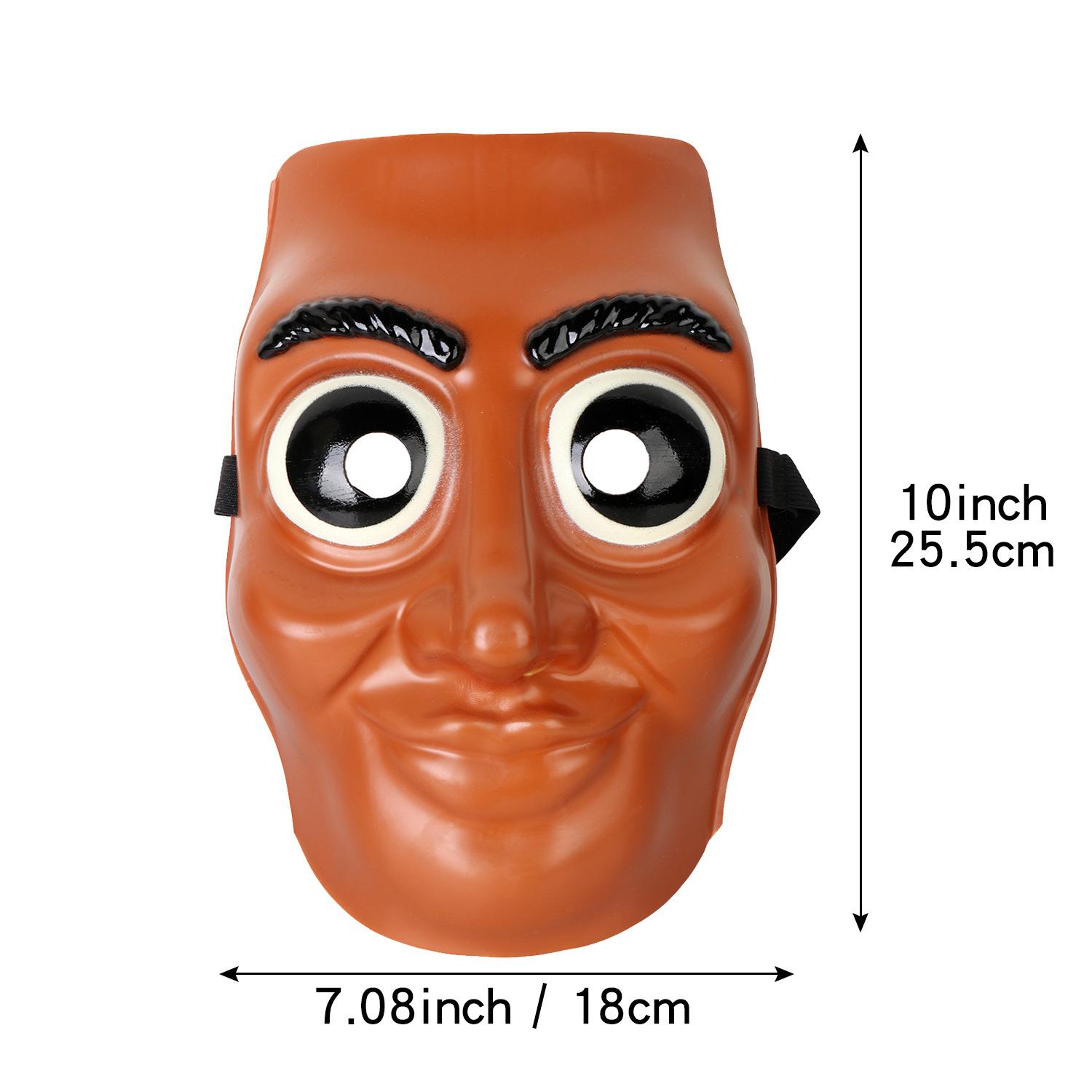 Tung Tung Sahur Mască Italiană Brainrot Halloween Mască Amuzantă Anime Cosplay Petrecere Jucărie, Recuzită și Decor Costum Festival
