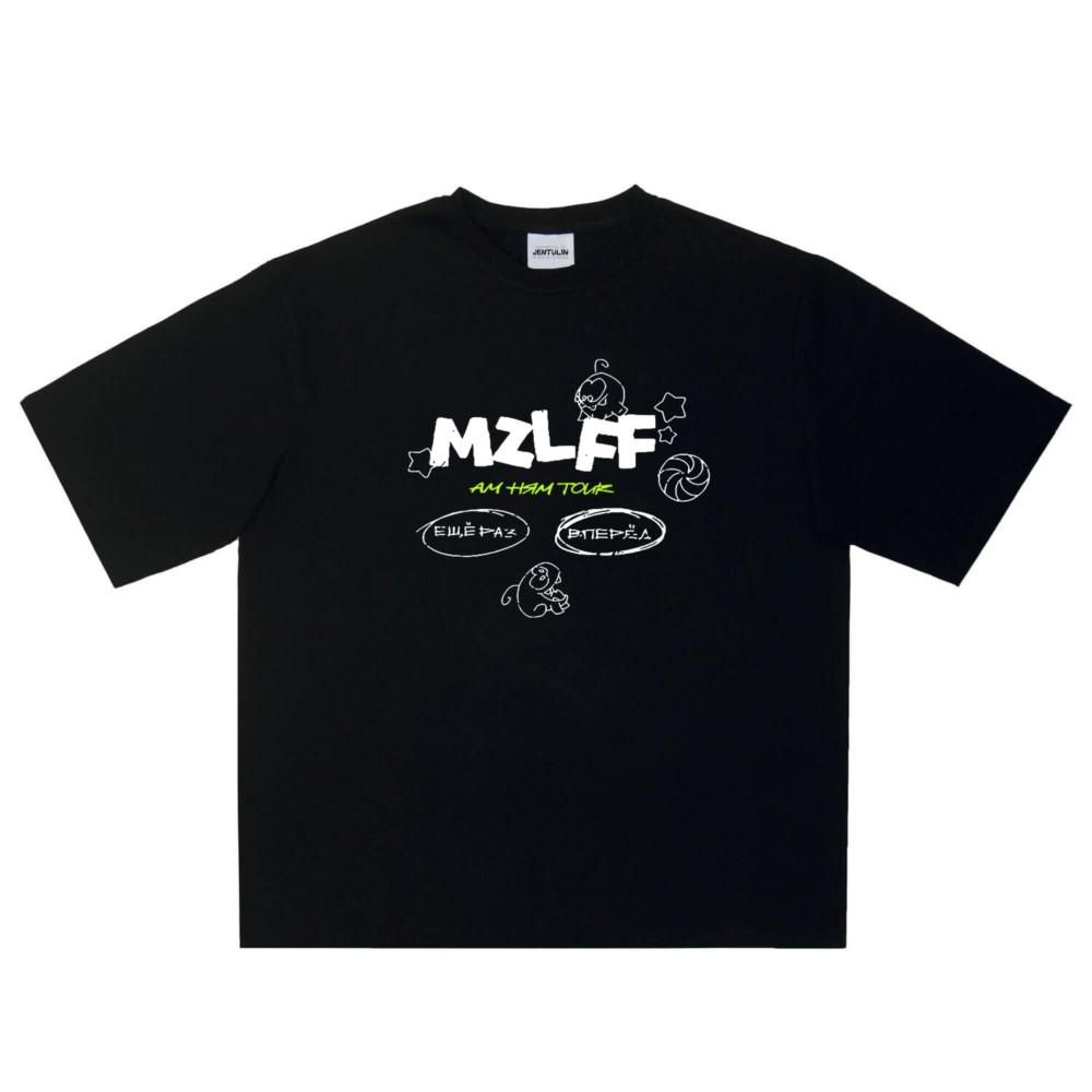 

Oversized Mens Clothing Streetwear Cartoon MZLFF Print Harajuku Hip Hop Korean Short Sleeve Y2k Tops Tees Cotton Graphic Tshirt 4XL