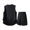 Summer Casual Sports Suit Men's Short Sleeved Lightweight Quick Drying Ice Silk Two-piece Set