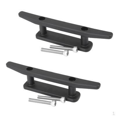 2 Pieces 163mm Durable Nylon Kayak Canoe Boat Marine Mooring Cleat with Screws