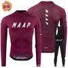 Set Maglia da Ciclismo a Manica Lunga MAAP Strato Base Termico Allenamento Corsa Bici da Strada