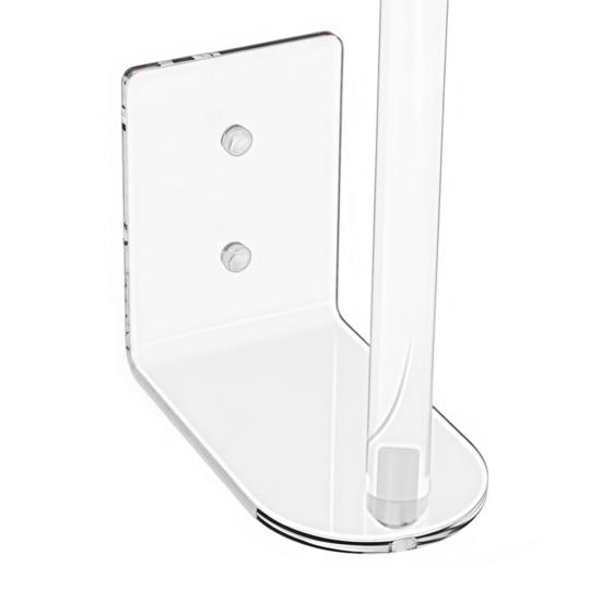 Wall Mounted Hat Hook Transparent Acrylic Hat Organizer Baseball Cap Holder with Adhesive/Drilling Installation Kit for Door Closet Bedroom