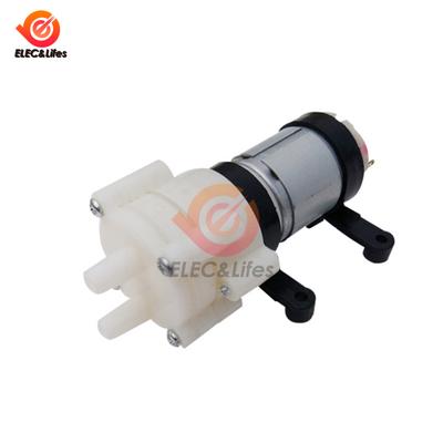 R385 Wasserpumpe 12 V Membranpumpe Pumpe 6 V Kleine Miniaturwasserpumpe Haushaltsfischtankzubehör Teeservice Wasserpumpe