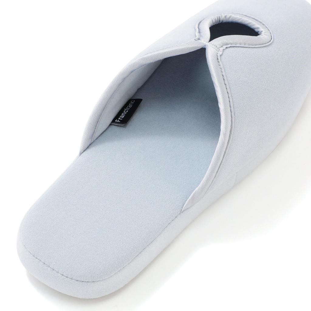 Francfranc Sweat Room Shoes with Urethane Antibacterial and Deodorizing Indoor Slippers Sole, Blue, Treatment, Washable,