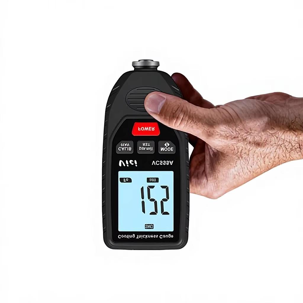 VICIMETER VC998A Digital Portable Film Thickness Gauge High Accuracy Zero Multi-point Calibration 0-1500um