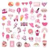50 VSCO Pink Mix and Match Stickers New Cartoon Cute Girl Fresh Girl Graffiti Stickers