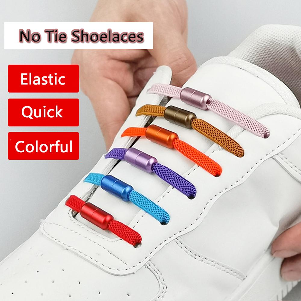 New Sneakers for Kids Adult Sneakers Shoelace No Tie Shoelaces Quick Lazy Laces Elastic Lock