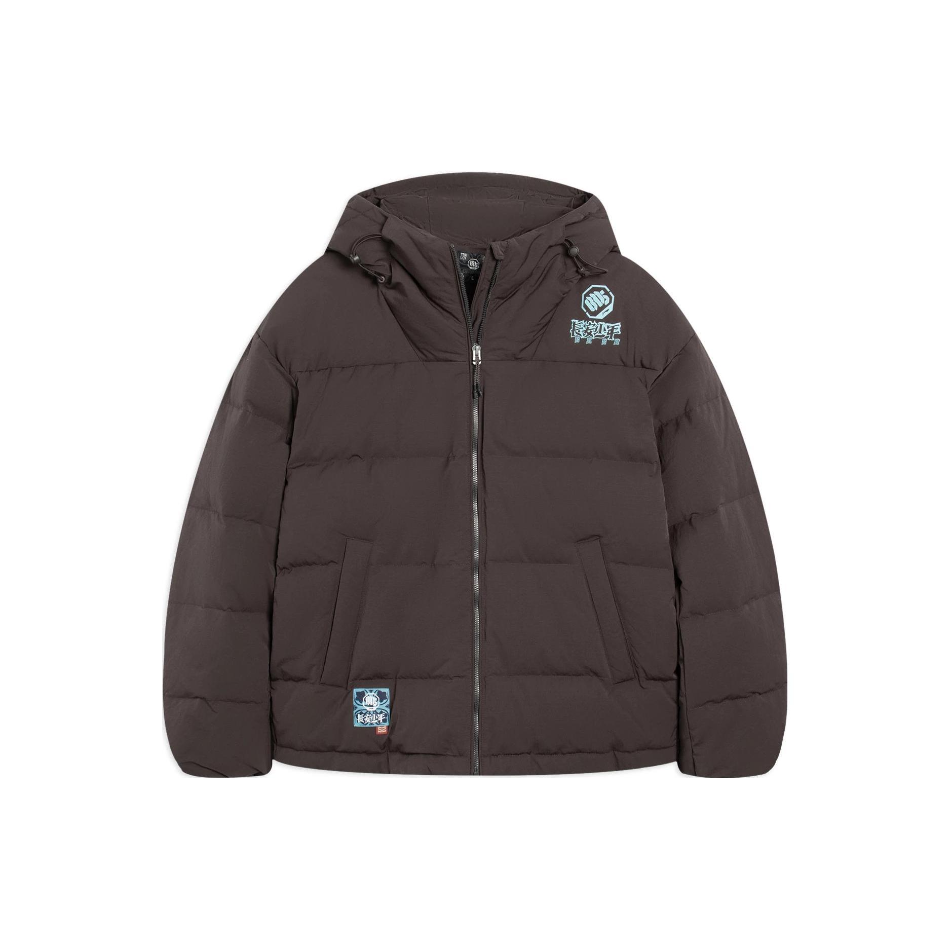 Li Ning Down Jackets Men s Umber Hooded Moderate Other AYMS343-3 L