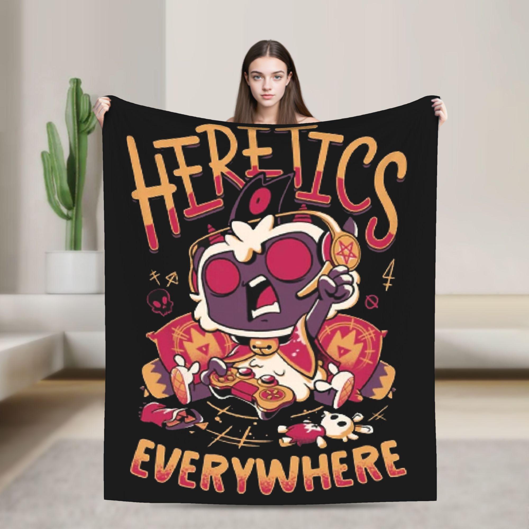 

Cult Of The Lamb Game Super Warm Blanket Kids Plush Throw Blanket Fashion Couch Bed Flannel Bedspread Sofa Bed Cover 75x100cm (30x40inch)