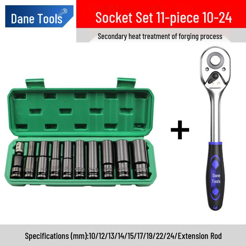 Royal Electric Wrench & Socket Set: Air Impact Wrench, Hex Socket, Hand Drill, Air Screwdriver, Auto Repair (8-32)