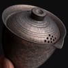200ml Ceramic Gilded Glaze Teapot Vintage Kung Fu Tea Set Japanese Handheld Teapot
