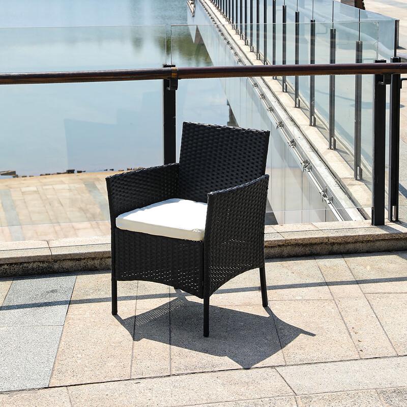 Outdoor Rattan Chair and Table Set