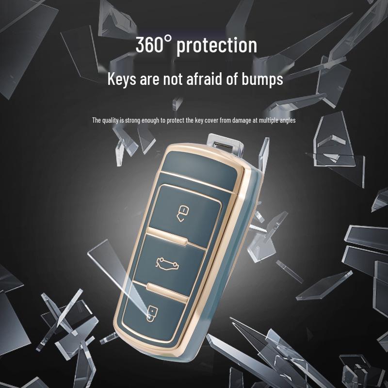 Pouzdro na klíč Volkswagen Magotan B7, CC, Passat Variant pro muže a ženy - Stylový obal s přezkou