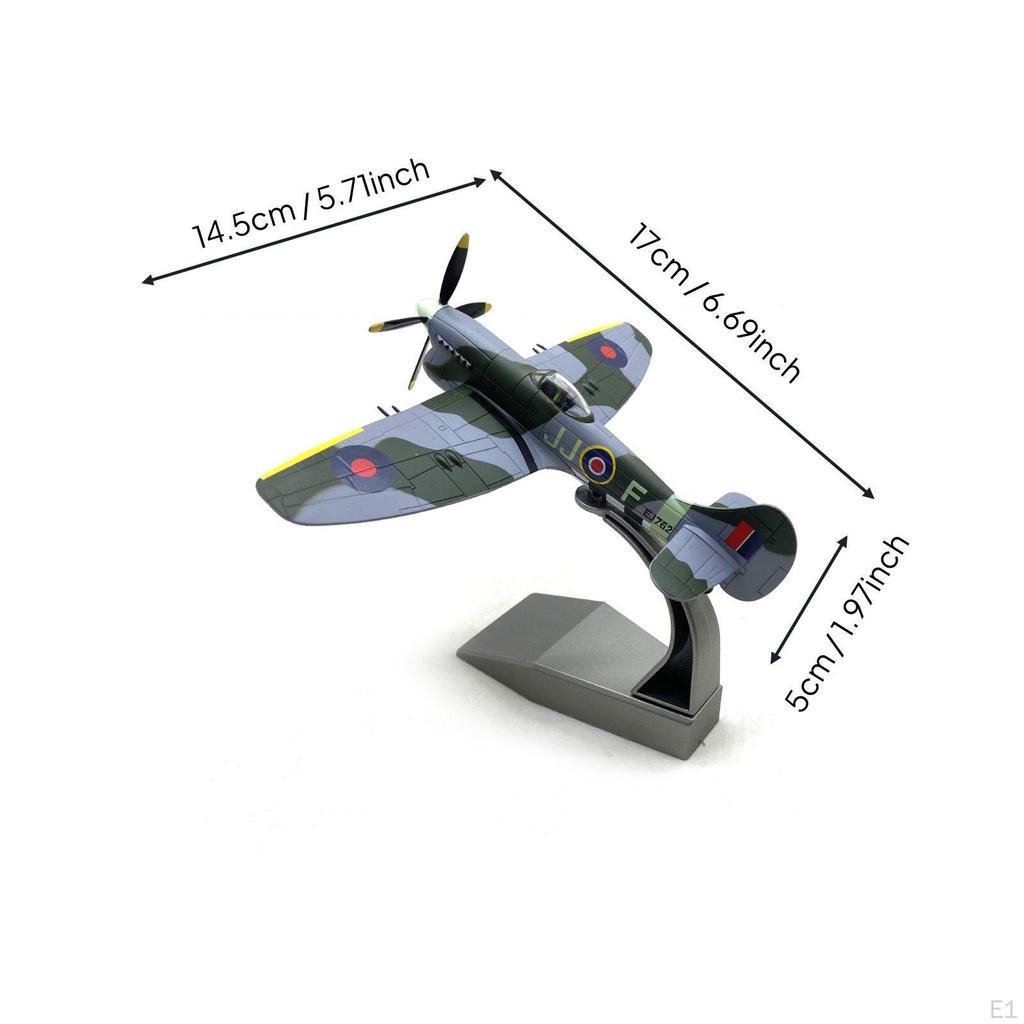 Cyclone Warplane Model Completed 1:72 Fighter Aircraft Collector's Item Metal Display Airplane