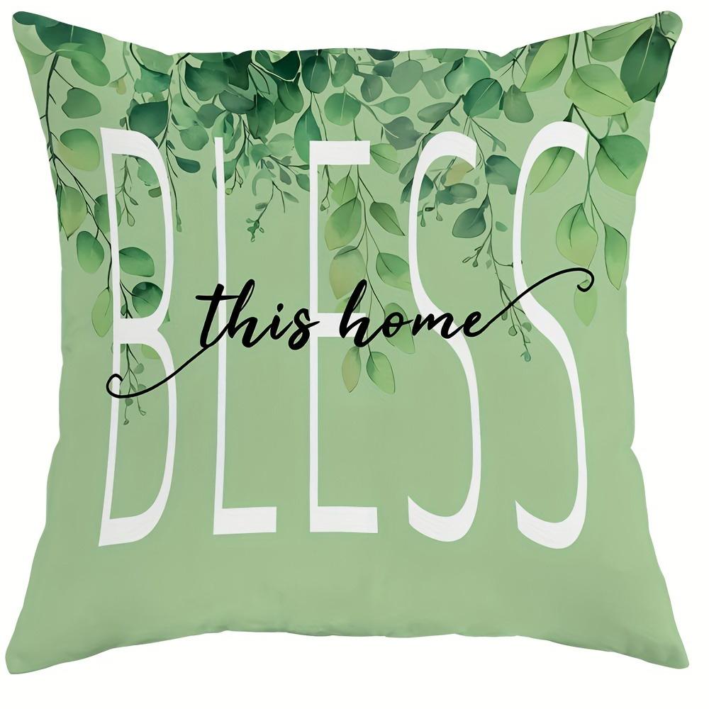 Eucalyptus - Inspired Pillow Cover: Infuse Your Home with Natural Blessings,Sofa cushion cover, room home decoration