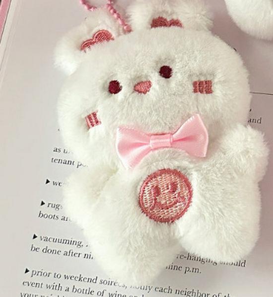 Cute Plush Doll Keychain: Versatile Bag Charm & Gift for Girls and Friends
