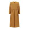 2024 Solid Color Loose Pullover Long Dress for Muslim Women