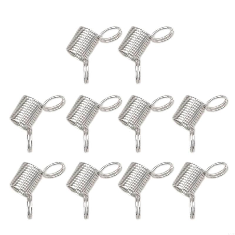 10 Pcs Handy Bead Stopper Bead Wire Ends Fasteners Set for Jewelry Making Creative Bead Line End to Prevent Beads from Falling