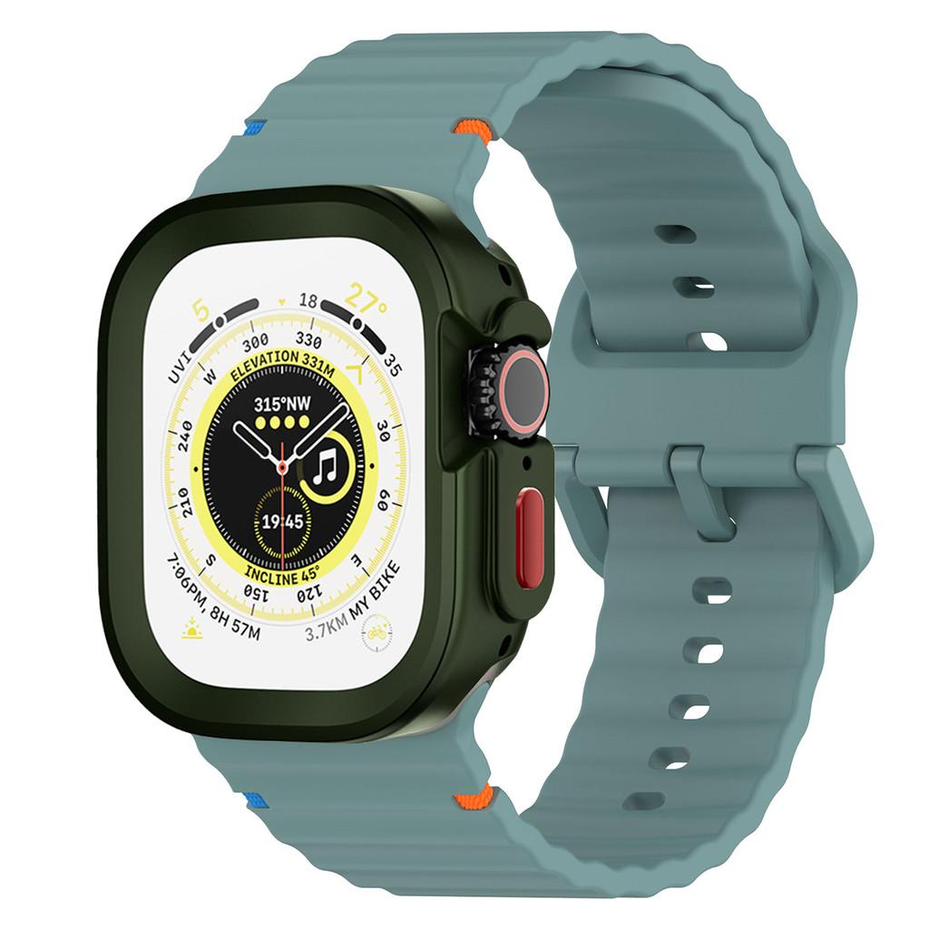 Hülle+Silikonarmband für Apple Watch Ultra 3 2 49mm 46mm 42mm 45mm 44mm 41mm 40mm Uhrenarmband Für Serie 11 10 9 8 7 6 5 4 SE3/2/1