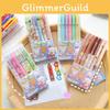 Charming 0.5mm 6pcs Ins Press Gel Pen Set Perfect For Back To School Supplies