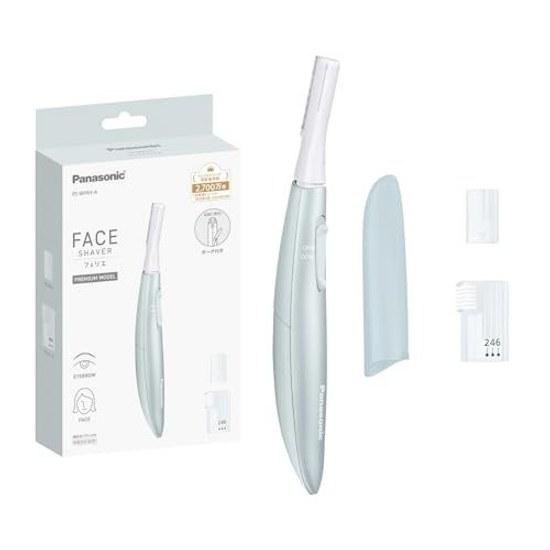 Panasonic Face Shaver Ferie Baby Hair Eyebrow Battery Operated Blue ES-WF63-A