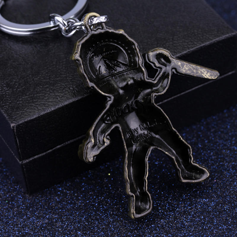 Horror Movie Child's Play Keychain Pendant Halloween Horror Party Decoration Keyring Cosplay For Men Women Backpack Jewelry