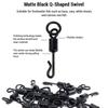 25PCS with Swivels Carp Fishing Kit Anti-Tangles Sleeves Fishing Terminal Tackle Kit  Carp Fishing