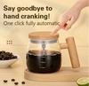 400ML Portable Rotating Stirring Electric Milk Coffee  Glass Water Cup Automatic Stirring Coffee Cup Glass Cup With Handle