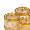 Dry Fruit Tray with Lid Appetizer Serving Plate Food Storage Container Snacks Dish Divided Nut Bowl